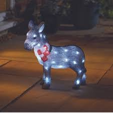 2.5 ft LED Donkey | Holiday Outdoor Decoration