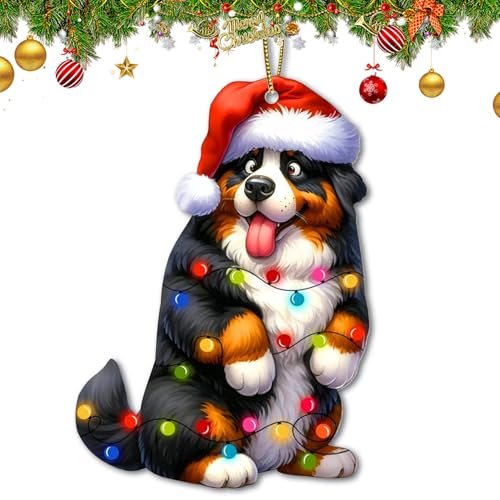 LED Bernese Mountain Dog Outdoor Decoration