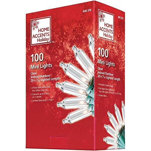 Home Accents Holiday 300 Clear Incandescent Mini Icicle Lights