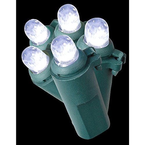 200 Cool White Dome LED Icicle Lights