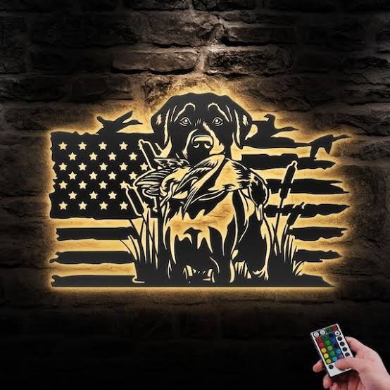 Black Labrador LED Decoration